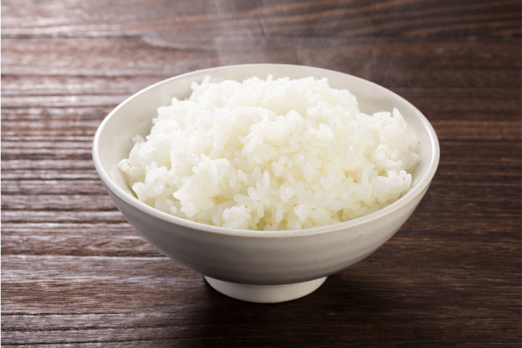 white rice in a bowl